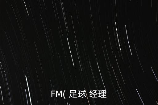 FM( 足球 經(jīng)理