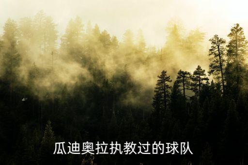 瓜迪奧拉執(zhí)教過的球隊(duì)
