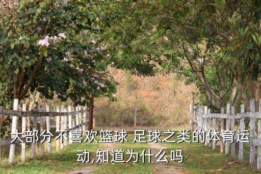 大部分不喜歡籃球 足球之類的體育運(yùn)動(dòng),知道為什么嗎