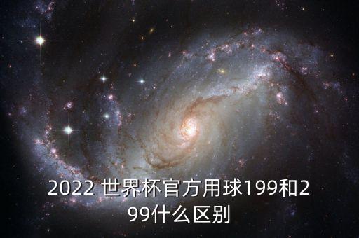 2022 世界杯官方用球199和299什么區(qū)別