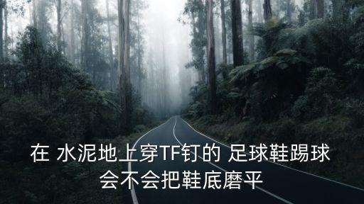 在 水泥地上穿TF釘?shù)?足球鞋踢球會不會把鞋底磨平
