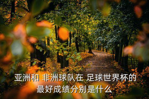  亞洲和 非洲球隊(duì)在 足球世界杯的最好成績(jī)分別是什么