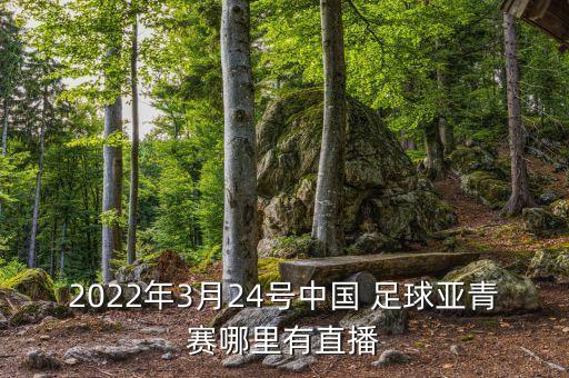2022年3月24號中國 足球亞青賽哪里有直播
