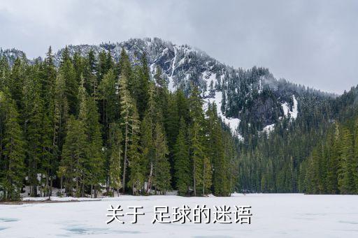 關(guān)于 足球的迷語