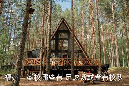 福州一類校哪些有 足球場(chǎng)或者有校隊(duì)