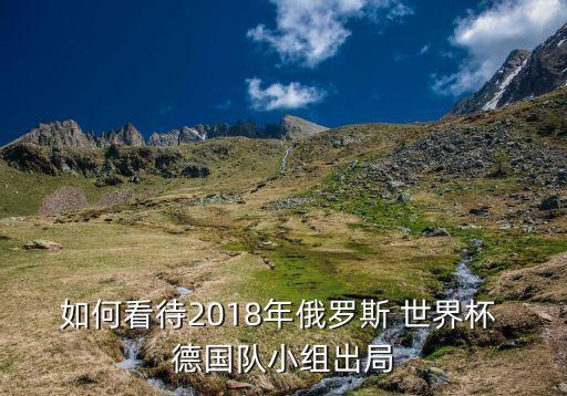 如何看待2018年俄羅斯 世界杯 德國(guó)隊(duì)小組出局