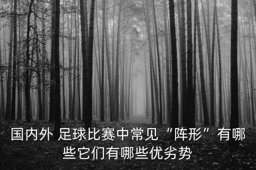 足球什么陣容上4前鋒,足球前鋒適合什么樣的人