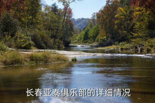  長(zhǎng)春亞泰俱樂部的詳細(xì)情況