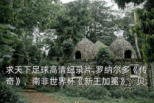 求天下足球高清紀(jì)錄片,羅納爾多《傳奇》、南非世界杯《新王加冕》、貝...
