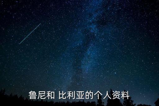 魯尼和 比利亞的個人資料