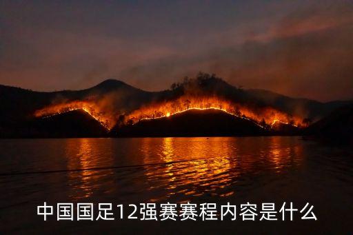 中國(guó)國(guó)足12強(qiáng)賽賽程內(nèi)容是什么
