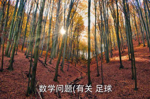  數(shù)學(xué)問(wèn)題(有關(guān) 足球