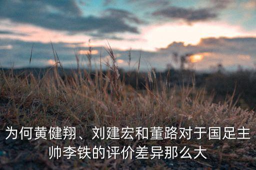 為何黃健翔、劉建宏和董路對于國足主帥李鐵的評價(jià)差異那么大