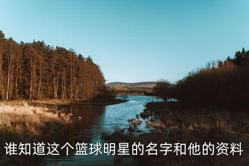 誰(shuí)知道這個(gè)籃球明星的名字和他的資料