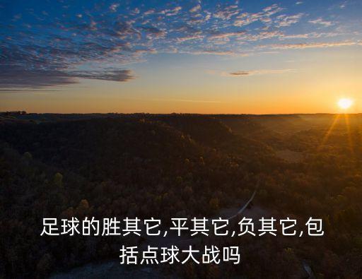  足球的勝其它,平其它,負(fù)其它,包括點(diǎn)球大戰(zhàn)嗎